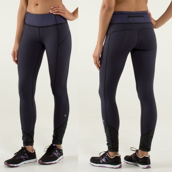 Lululemon Pace Queen Striped Leggings, OS - Picture 5 of 10